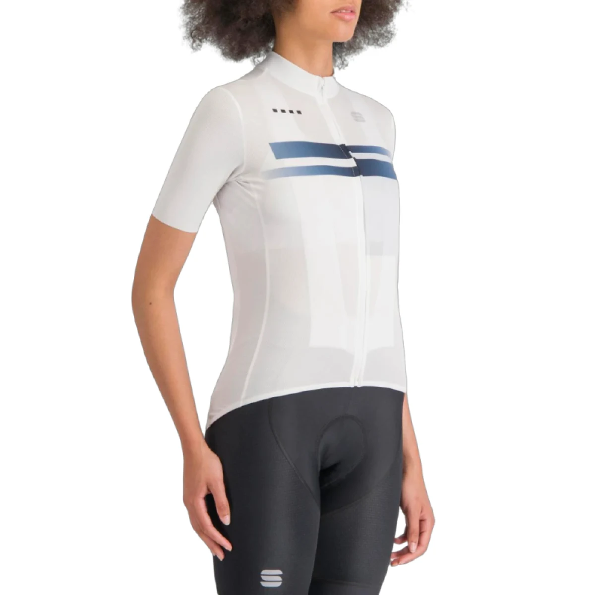 Dámský cyklistický dres s krátkým rukávem SPORTFUL Gruppetto w jersey, white plein air · záber 2
