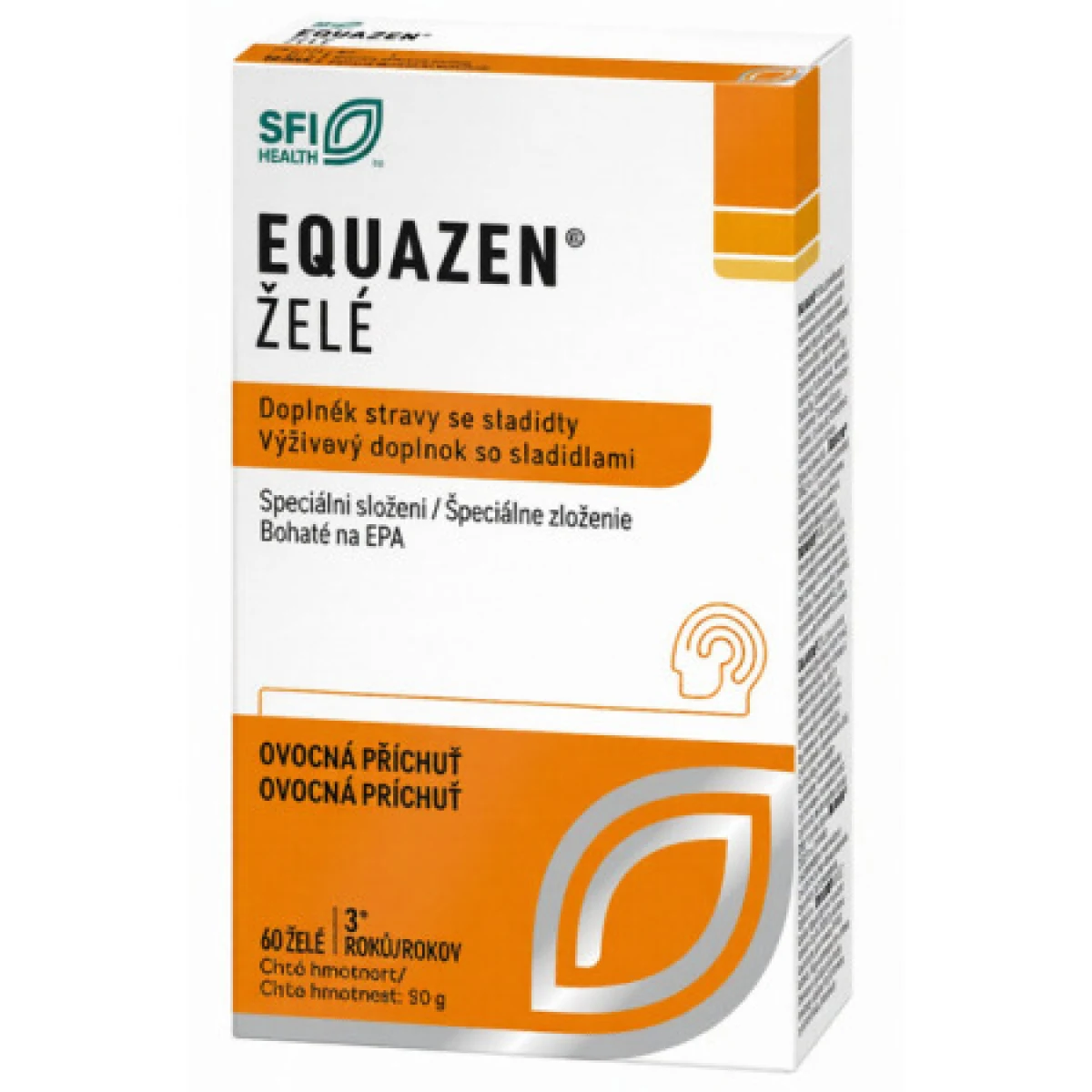 EQUAZEN Želé s ovocnou príchuťou 60 ks · záber 1