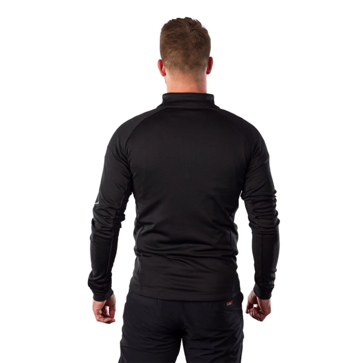 Pánska turistická flisová mikina so zipsom NORTHFINDER JACINTO-269black · záber 4