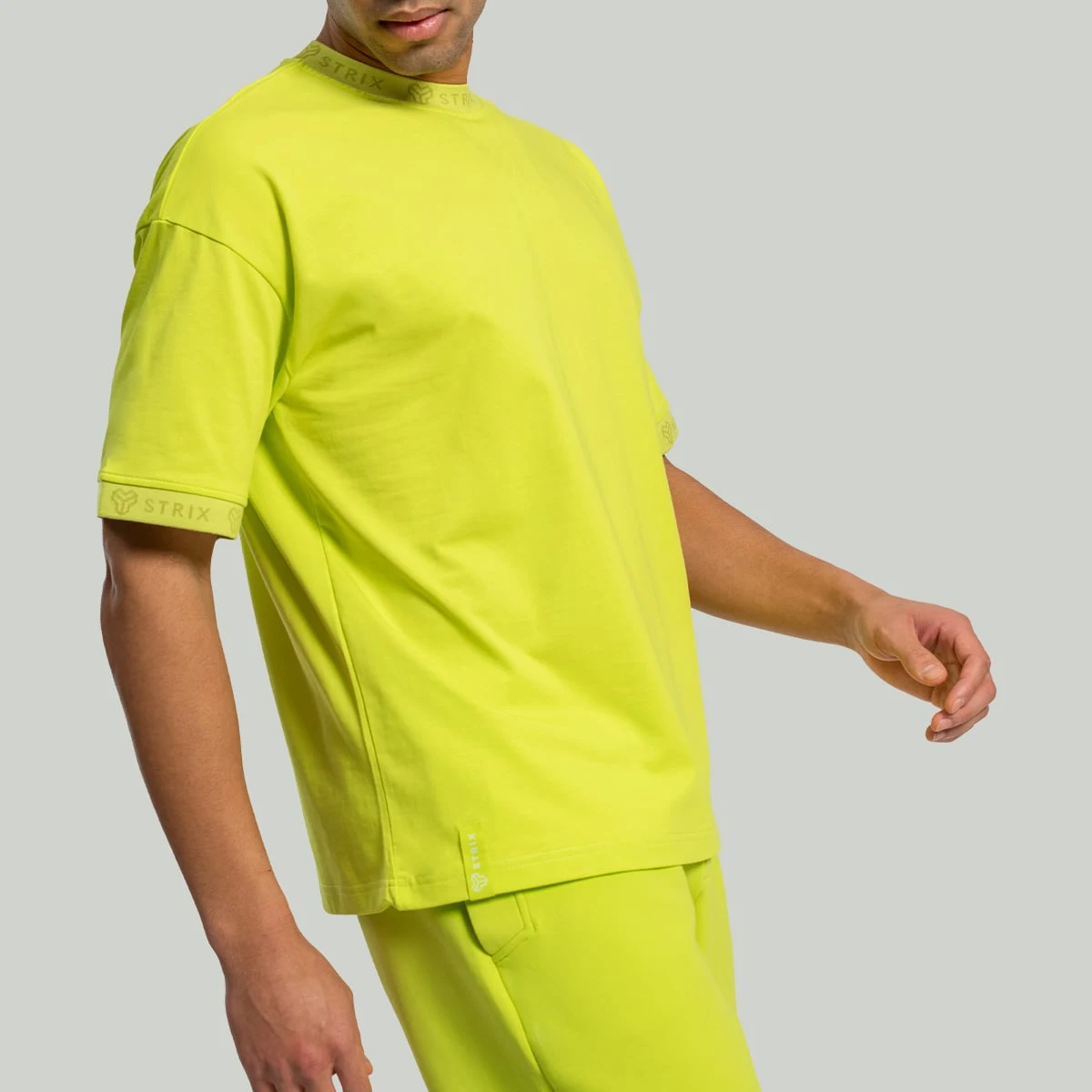 STRIX Triko Oversized Heavy Chartreuse - Velikost: XL | Barva: Žltá | Hmotnost: 0,357 kg | Balení: 53 · záber 3