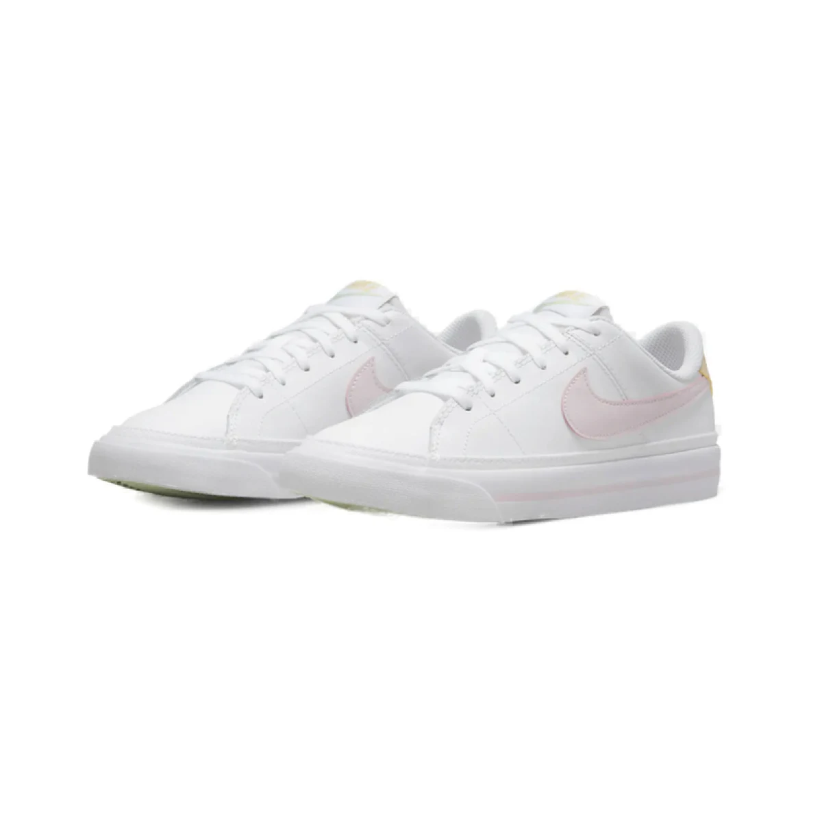 Dívčí vycházková obuv NIKE Court Legacy white pink foam honeydew · záber 4