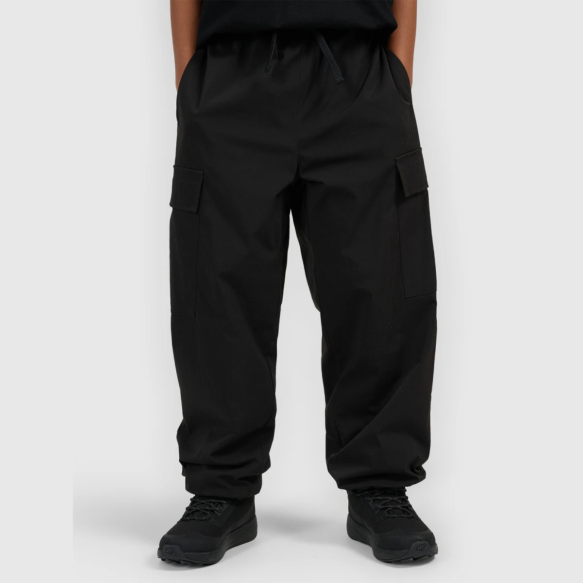 Chlapecké casual cargo kalhoty - černé · záber 2