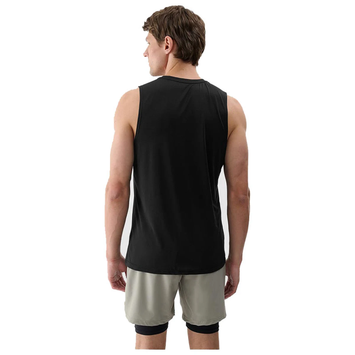 Pánske tréningové tielko 4F SLEEVELESS FNK M0744-20S-DEEP BLACK · záber 2