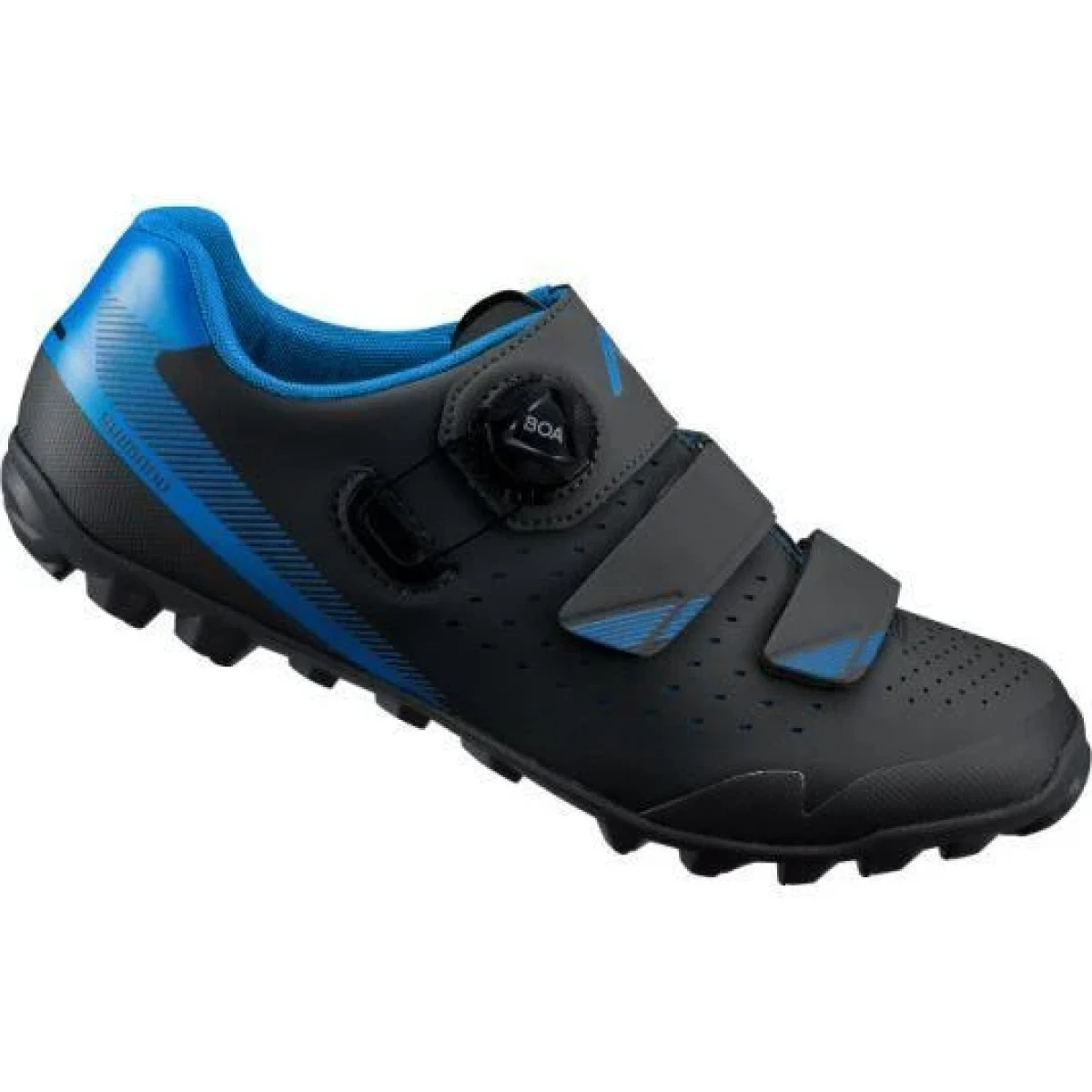 Shimano MTB SH-ME400MB černo/modré tretry · záber 1
