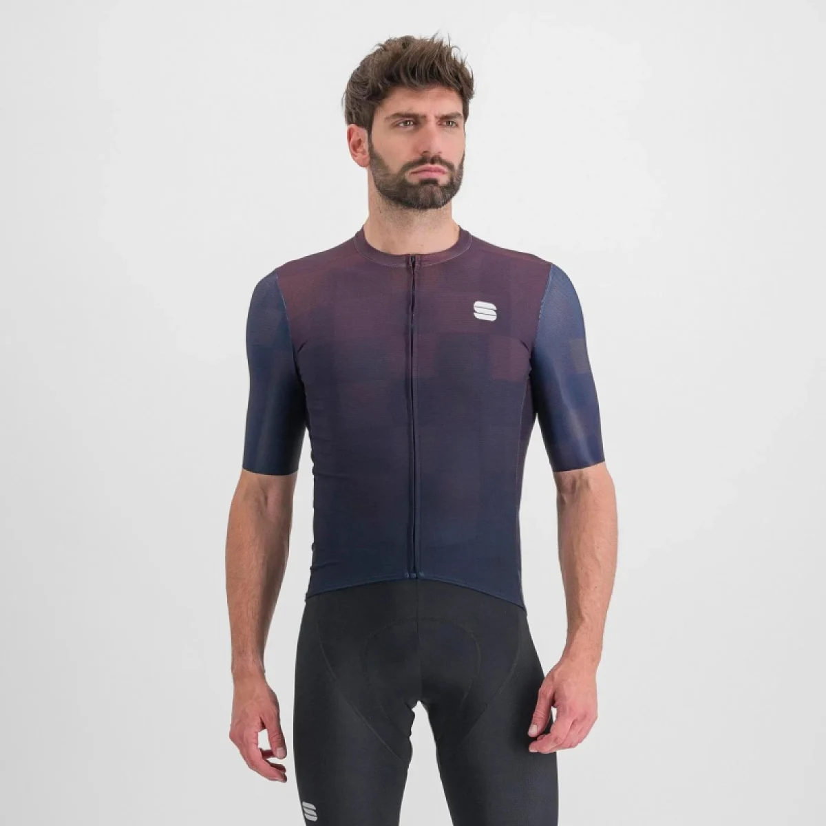 Pánský cyklistický dres s krátkým rukávem SPORTFUL Rocket jersey, galaxy blue mulled grape · záber 2