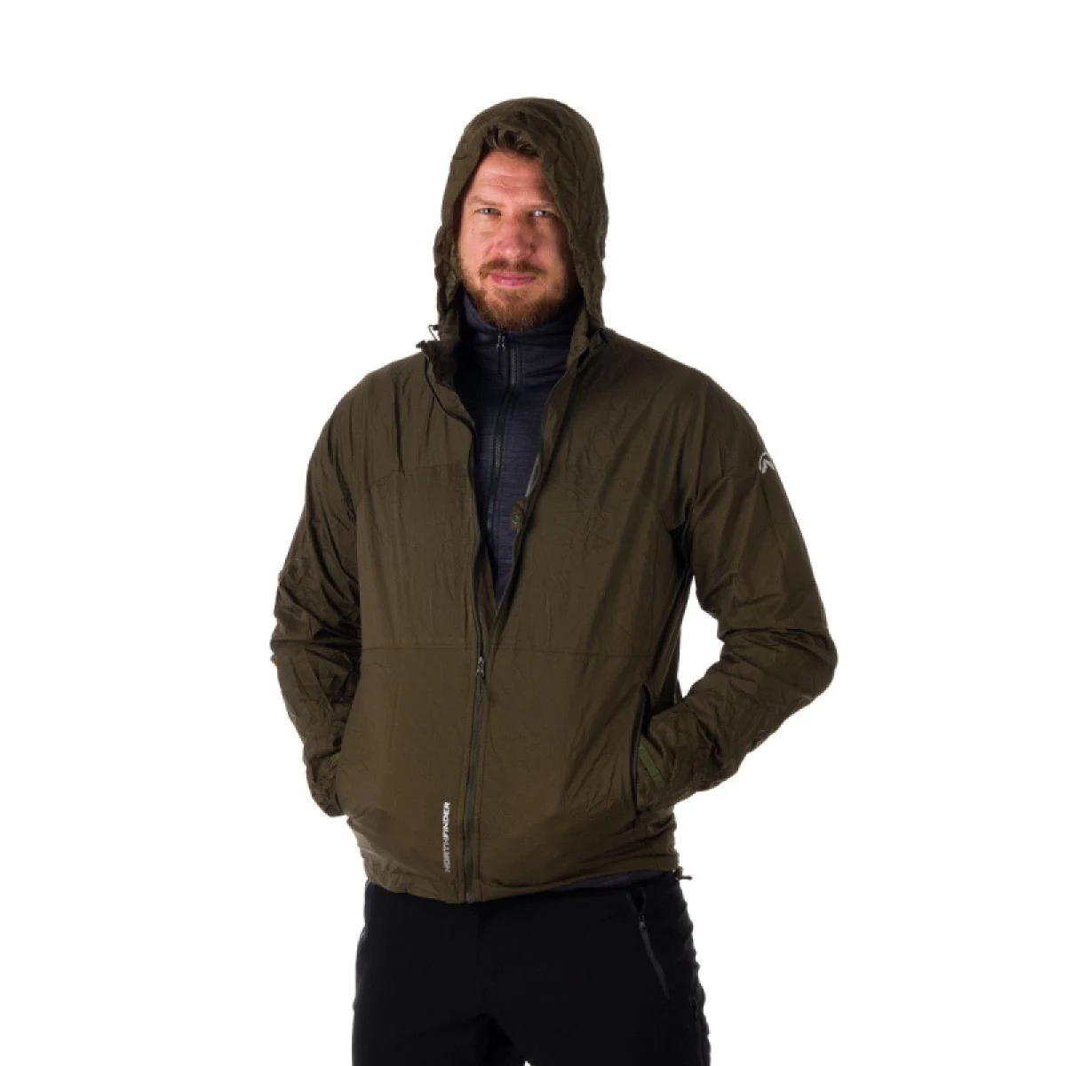 Pánska tréningová bunda s kapucňou NORTHFINDER NORTHKIT-BU-32682SII-army · záber 3