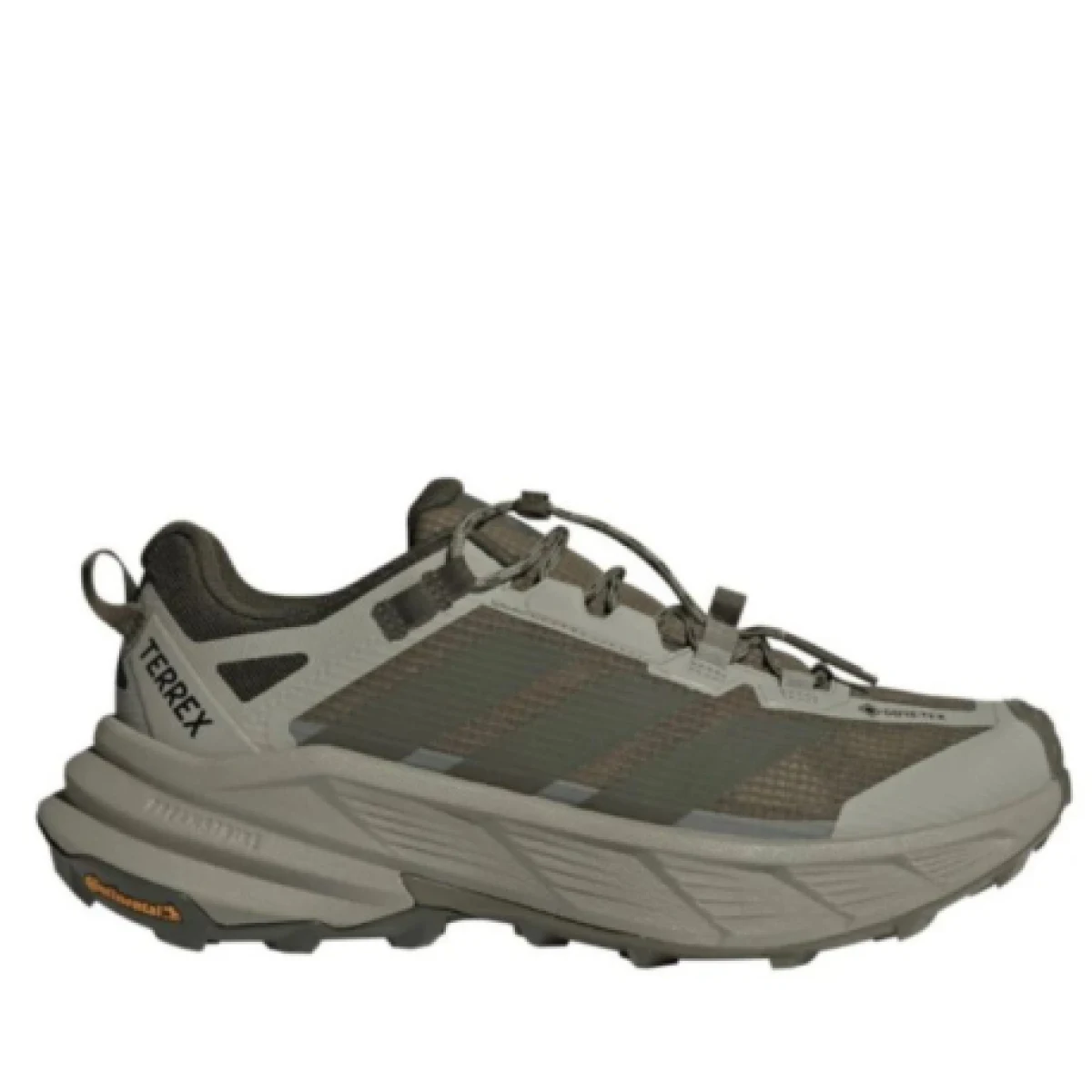Pánska nízka turistická obuv ADIDAS Terrex Freehiker SL GTX M olive strata night cargo silver pebble · záber 1