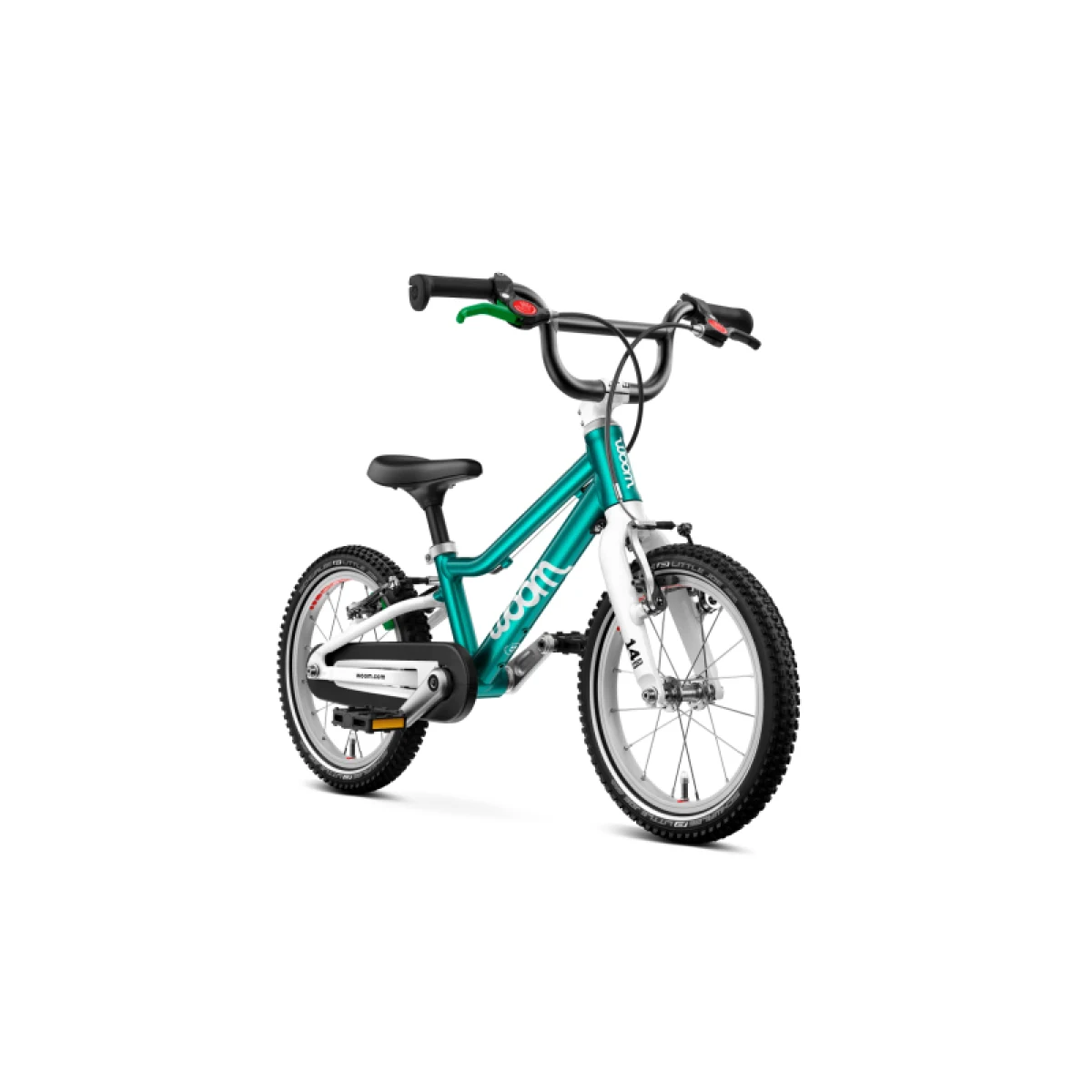 Gyerek városi kerékpár WOOM GO 2, metallic turquoise · záber 2