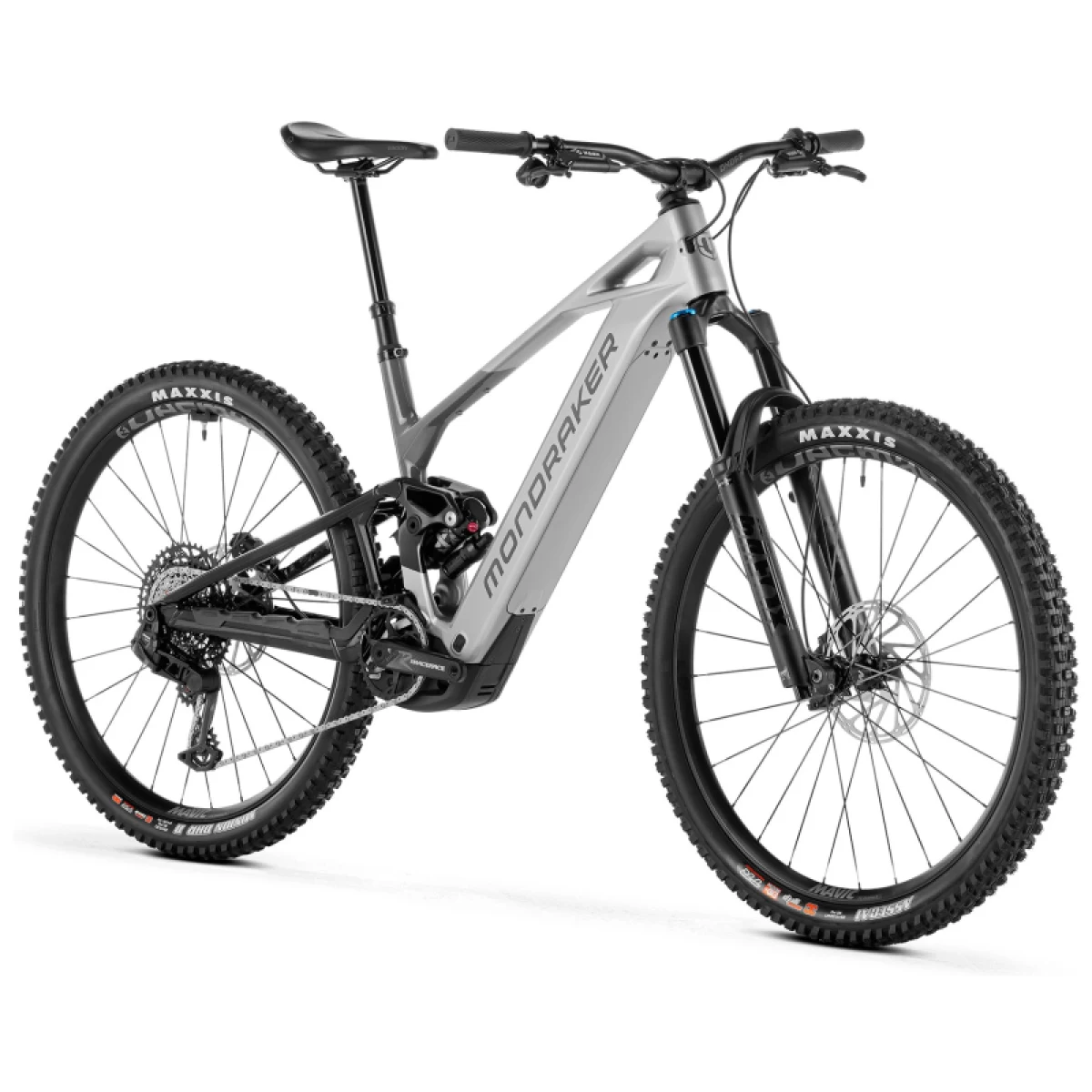 Horské elektrokolo MONDRAKER Crafty Carbon R, golden silver · záber 2