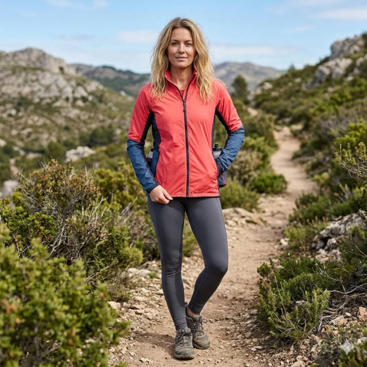 Dámska turistická bunda NORTHFINDER JAZLYNN 692coralblue · záber 5