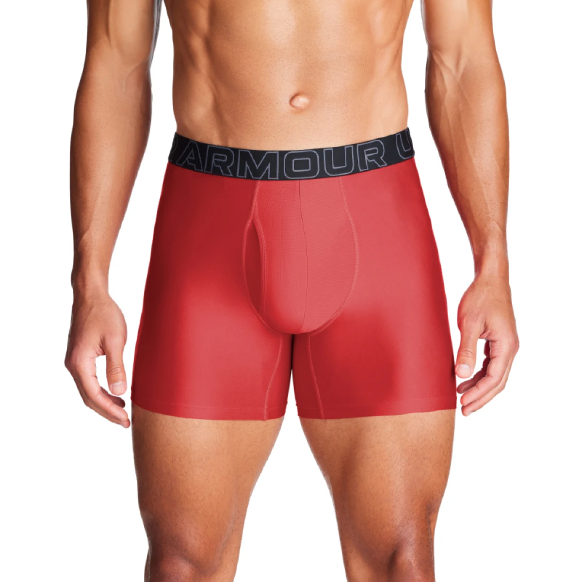 Pánské boxerky UNDER ARMOUR 3 PACK-UA PERFORMANCE TECH- SOLID 6in-MRN · záber 2