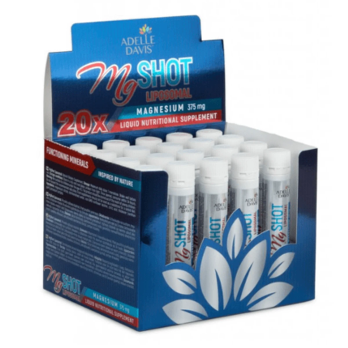 ADELLE DAVIS Mgshot liposomal ampuly magnézium 375 mg po 25 ml 20 ks · záber 1