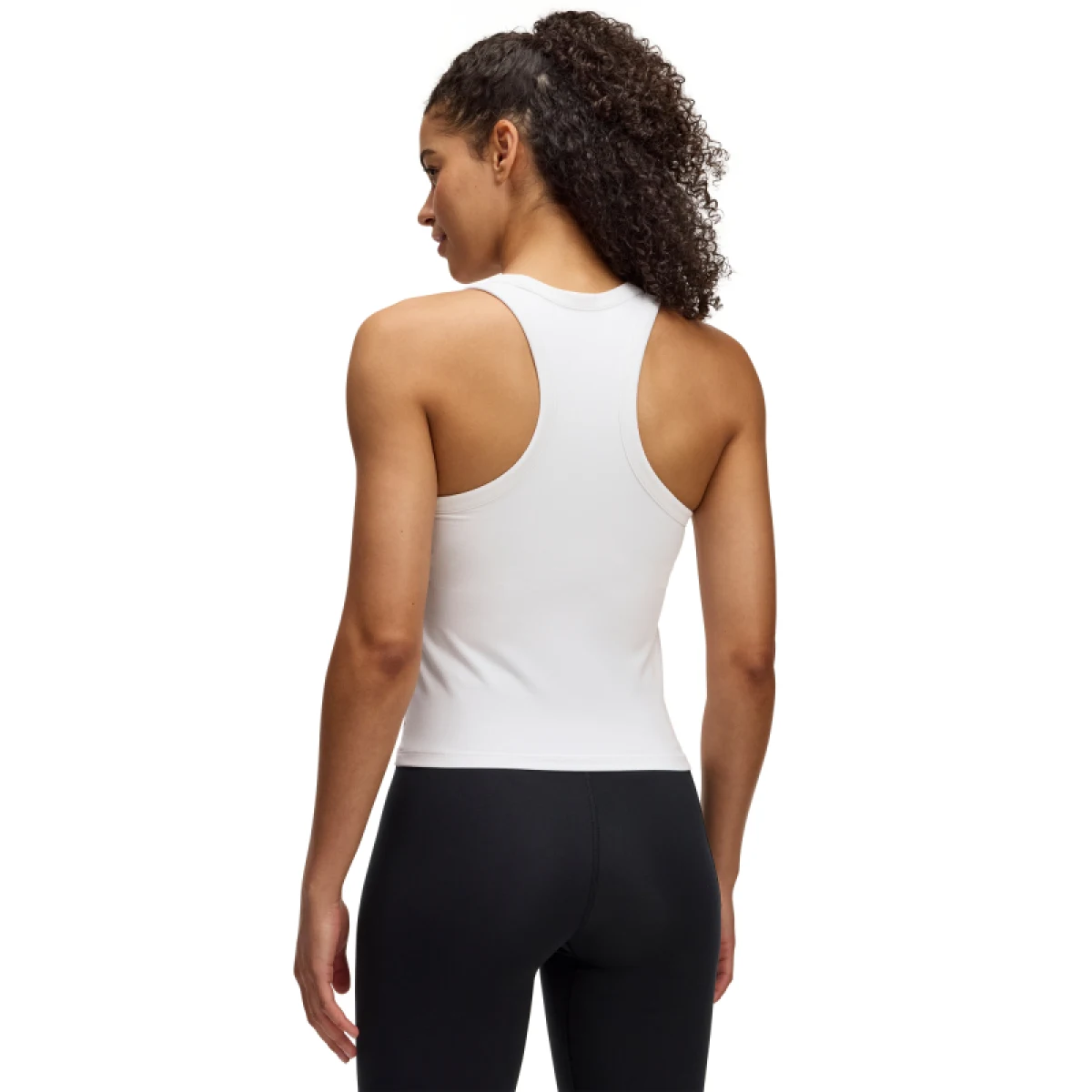 Dámské tréninkové tílko UNDER ARMOUR Motion High Neck Tank-WHT · záber 2