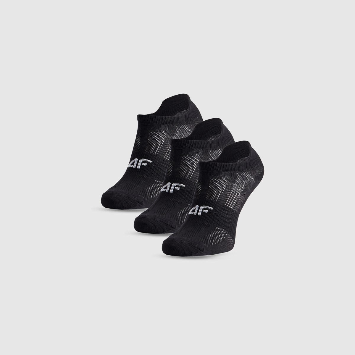 Chlapčenské športové členkové ponožky (3-pack) - čierne · záber 1