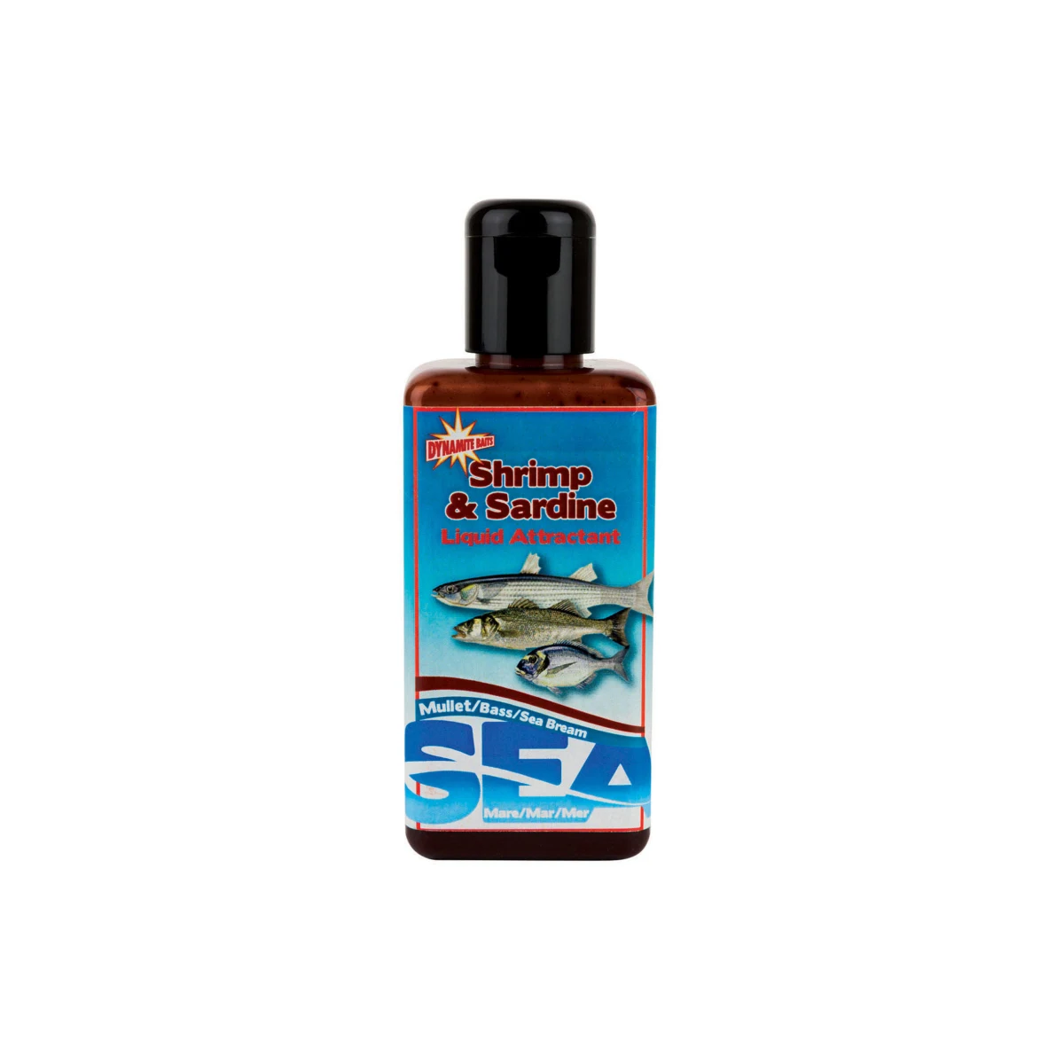 DYNAMITE BAITS Attraktant Shrimps & Sardine 250 ml na morský rybolov . · záber 1