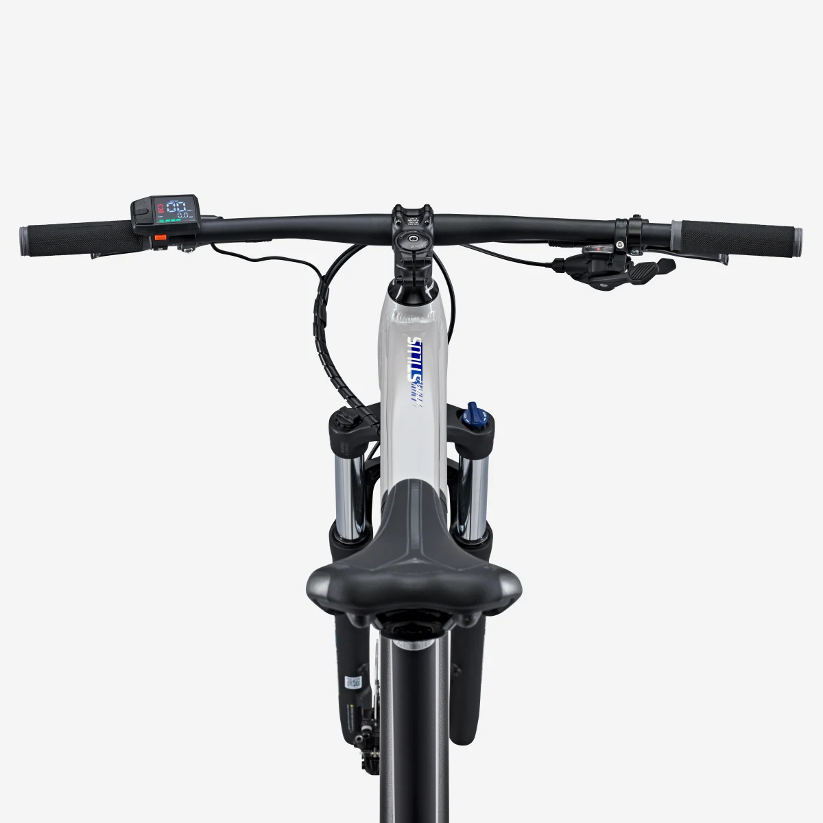STILUS Horský elektrobicykel Stilus Off Road svetlosivý XL · záber 2