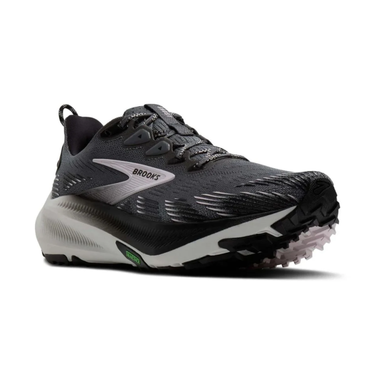 Dámska bežecká trailová obuv BROOKS Ghost Trail W poppy seed black pink · záber 3