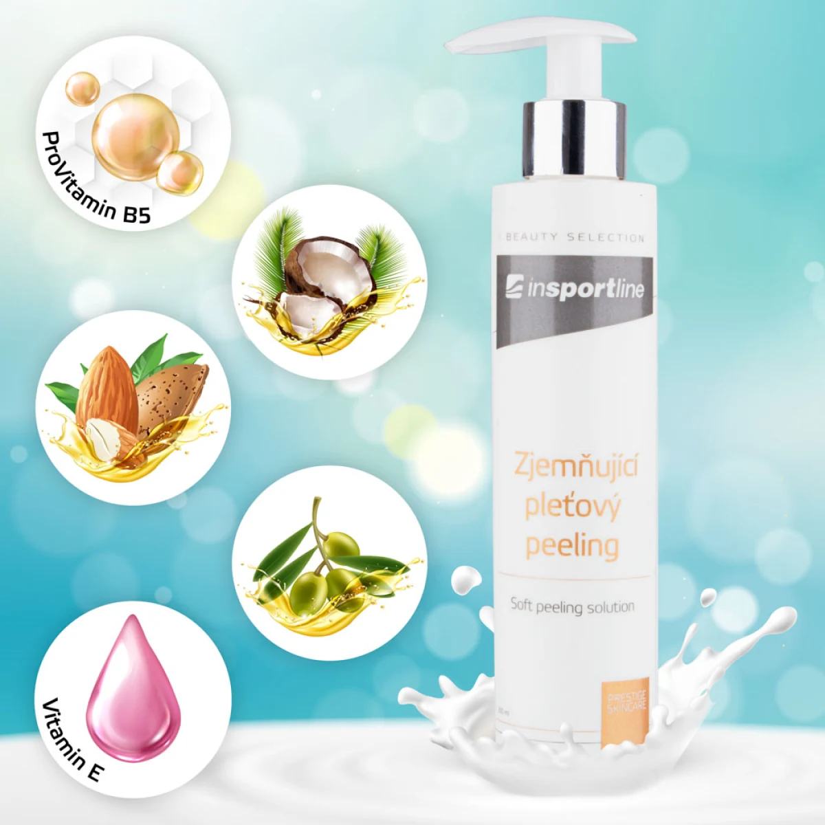 inSPORTline Zjemňujúci pleťový peeling 200 ml · záber 5