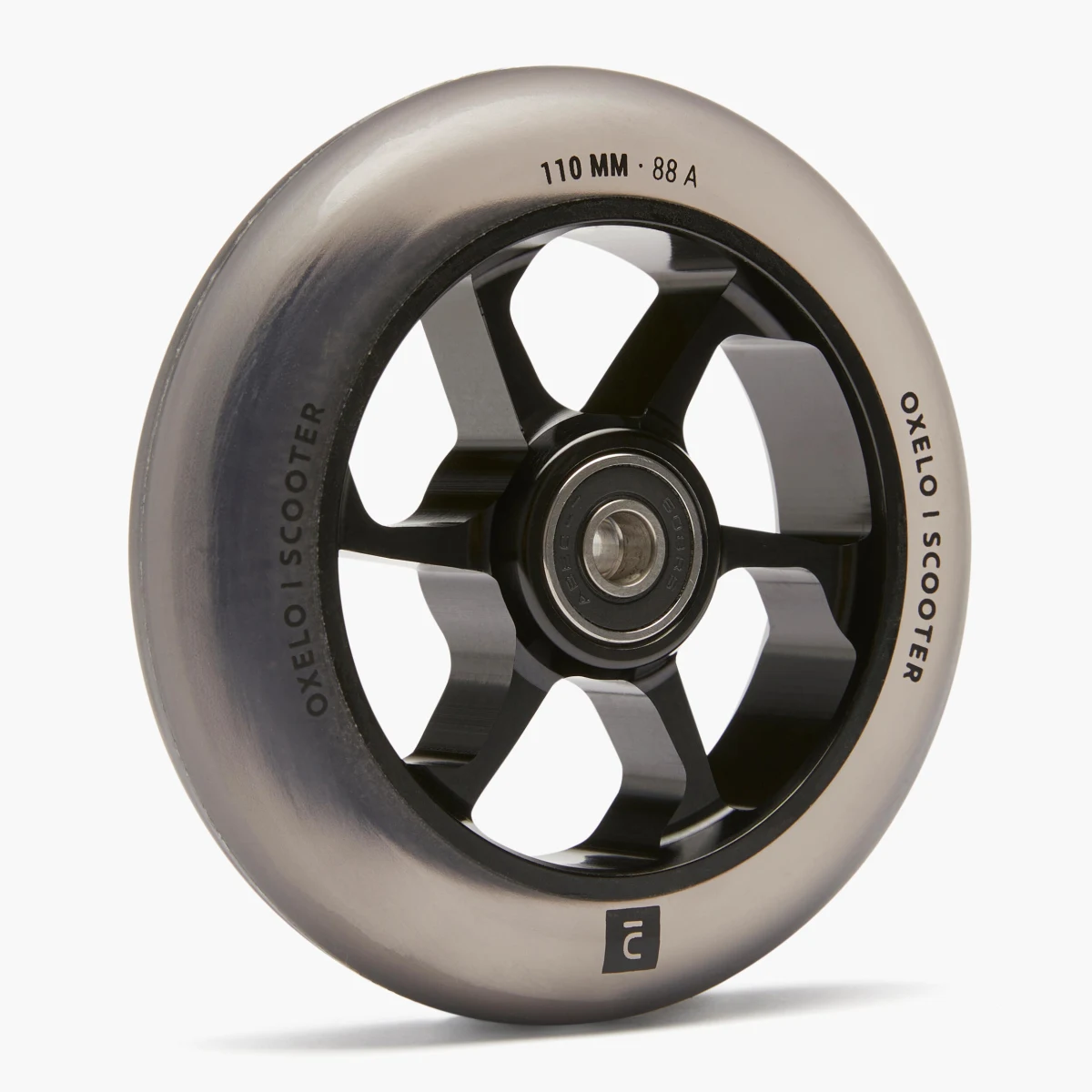 DECATHLON Hliníkové koliesko PU 110 mm sivé bez · záber 1