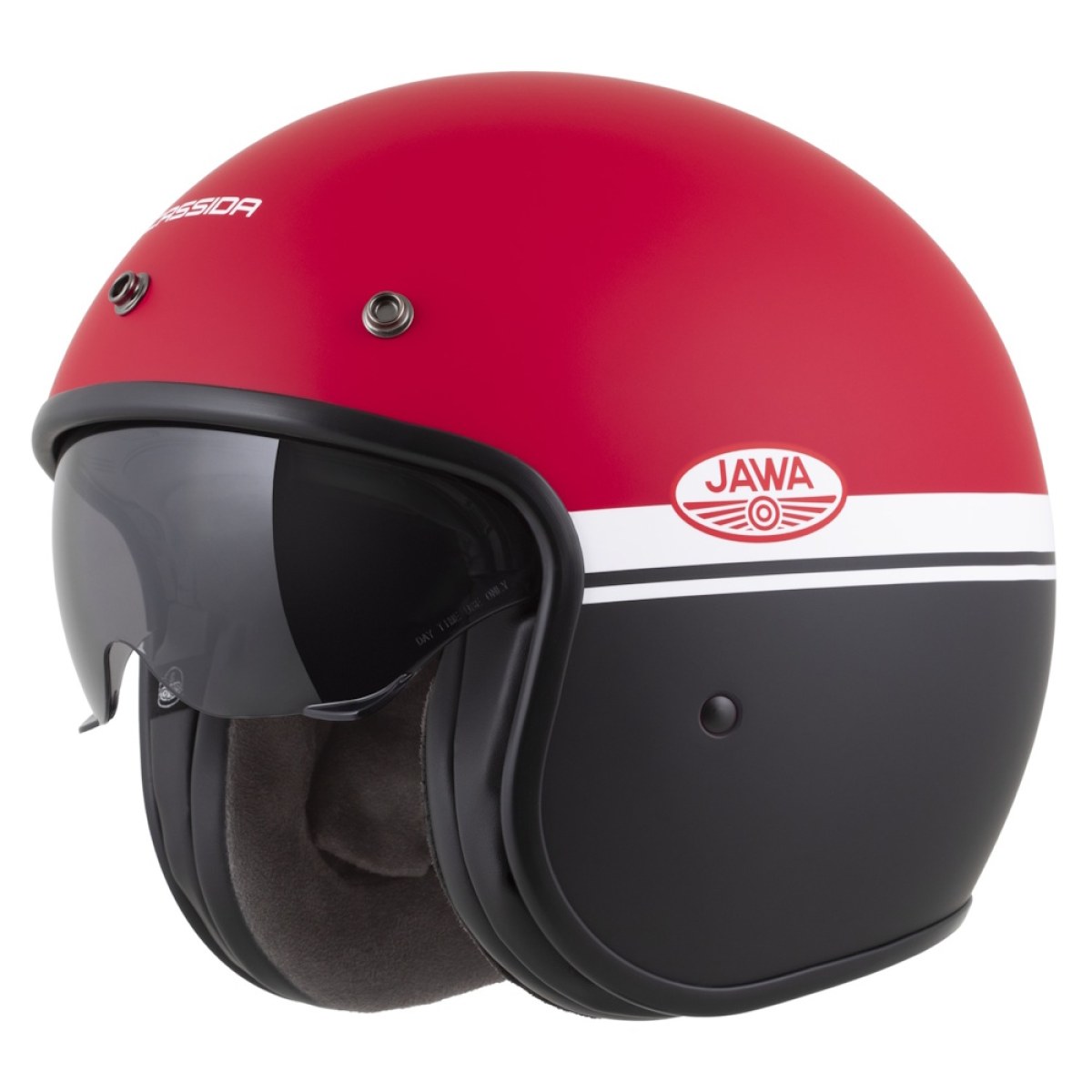 Cassida Oxygen Jawa OHC 2.0 červená matná/černá/bílá XL (61-62) · záber 2