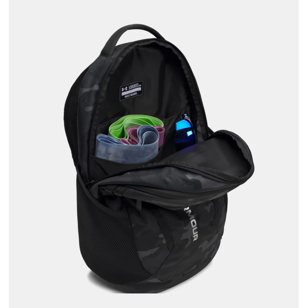 Batoh UNDER ARMOUR UA Hustle 6.0 Backpack-BLK · záber 5