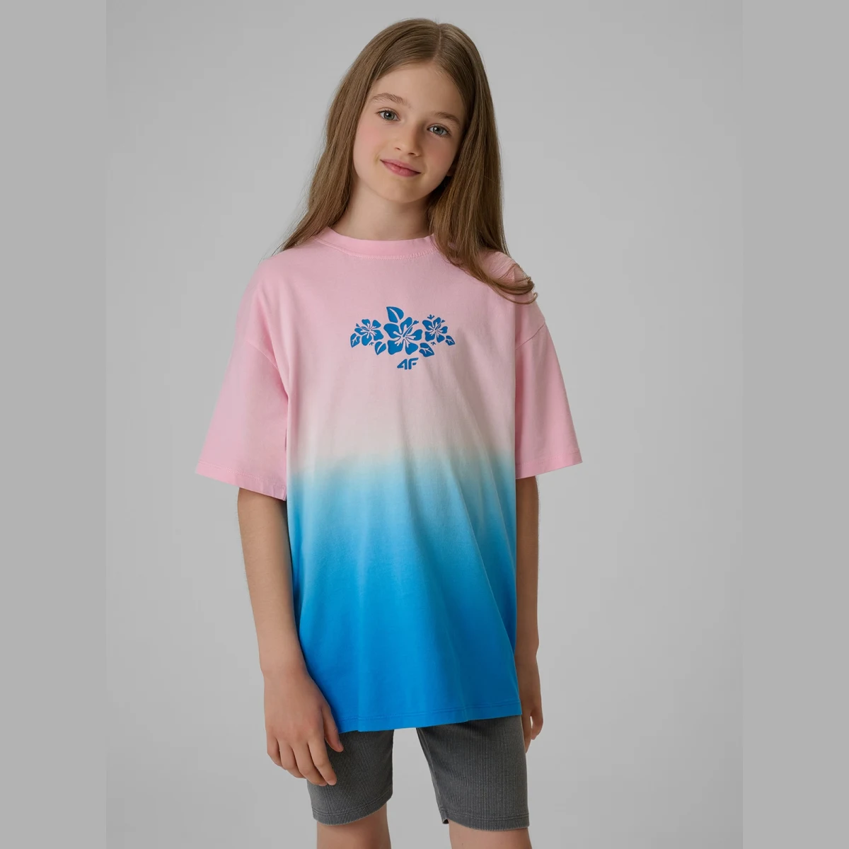 Dívčí loose tričko s potiskem - multicolor · záber 1