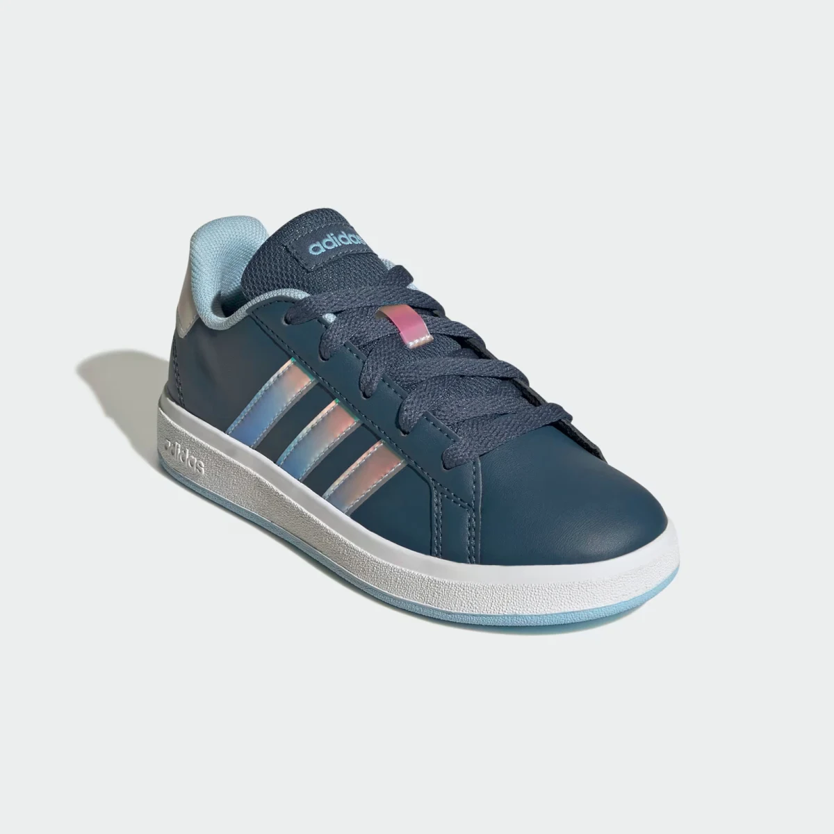 Adidas Grand Court Lifestyle Kids - Velikost: 36 2/3 | Barva: Modrá · záber 2