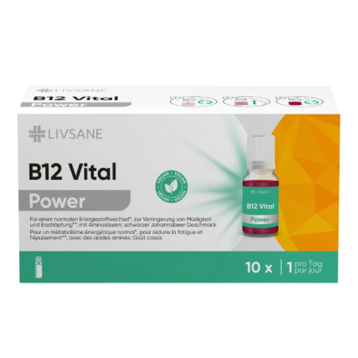 LIVSANE B12 životná sila 10 x 10 ml · záber 1