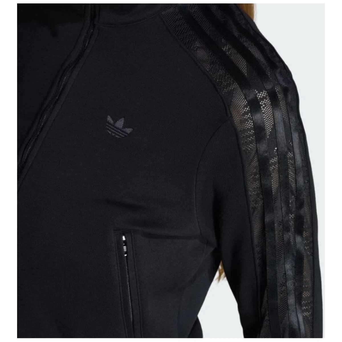 Dámska mikina so zipsom ADIDAS ORIGINALS FIREBIRD LACETT BLACK · záber 5