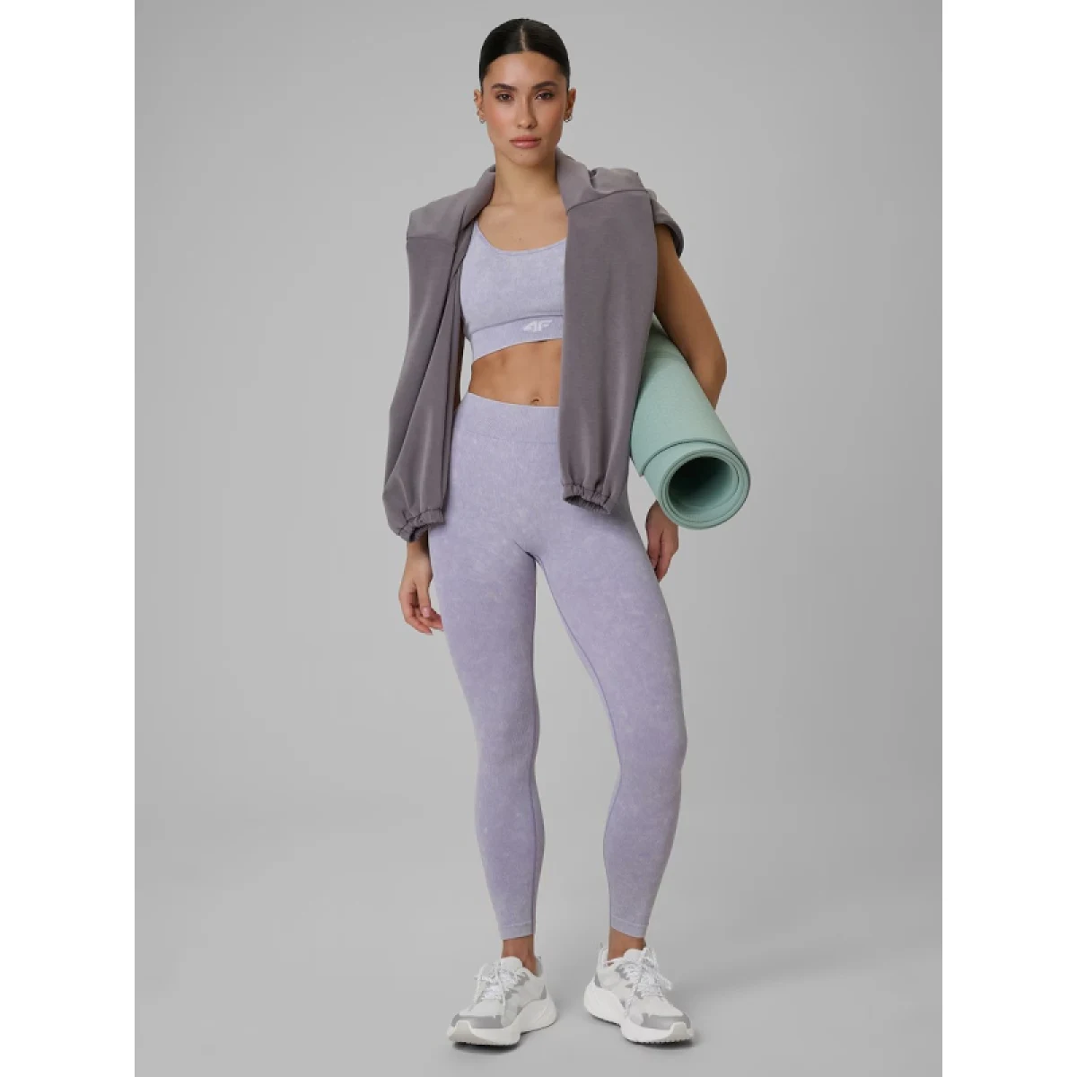 Dámske legíny 4F TIGHTS FNK F399-51A-VIOLET ALLOVER · záber 4