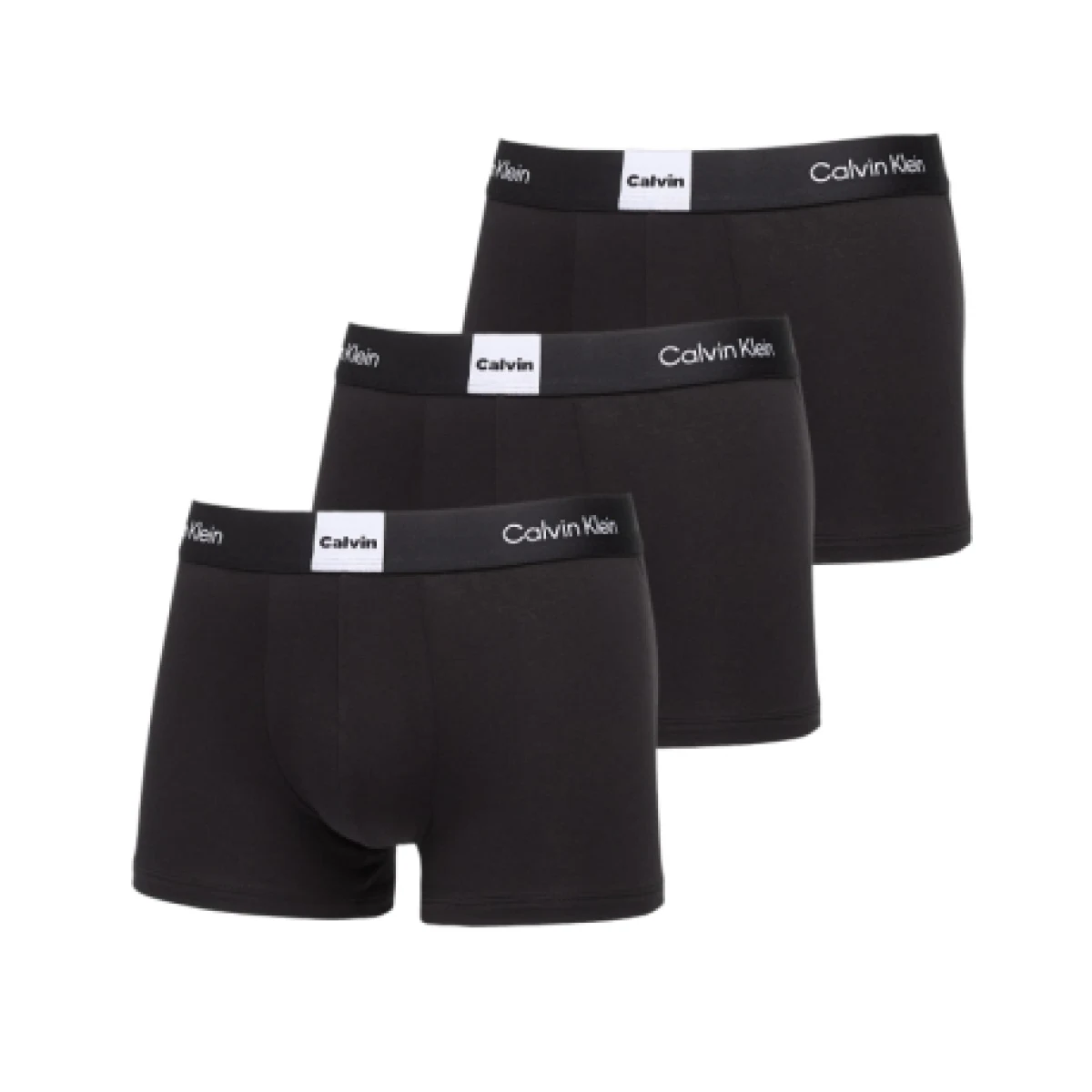 Pánske boxerky CALVIN KLEIN 3 PACK - Trunk Icon Logo Graphic 3-Pack black · záber 1