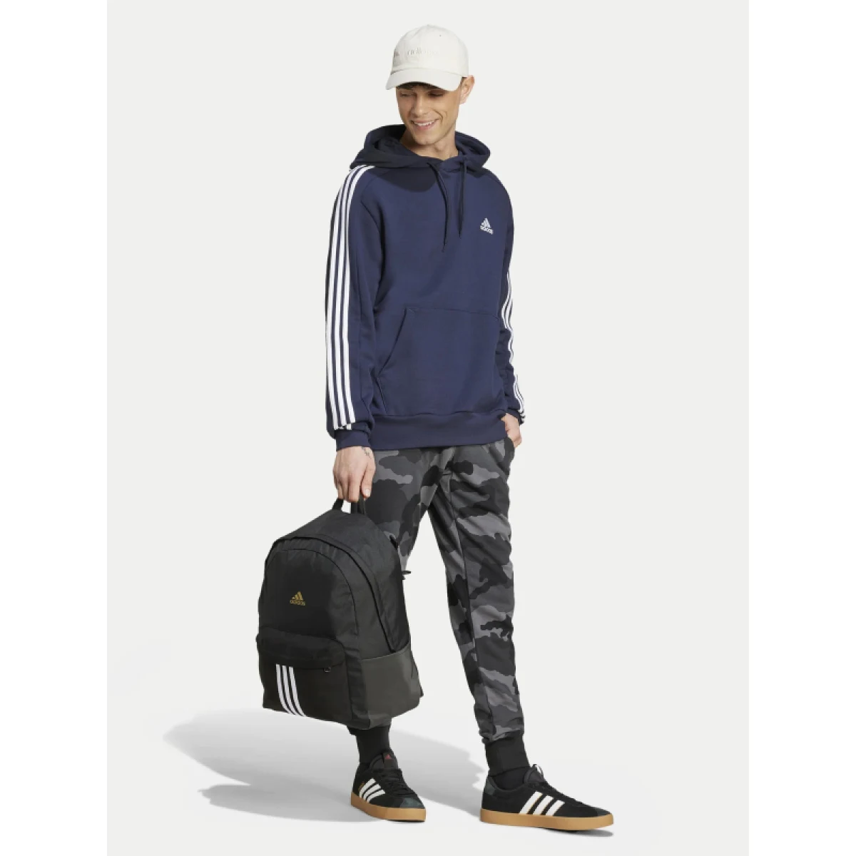 Pánské zateplené tepláky ADIDAS M CAMO PT-IY6636-Black · záber 4