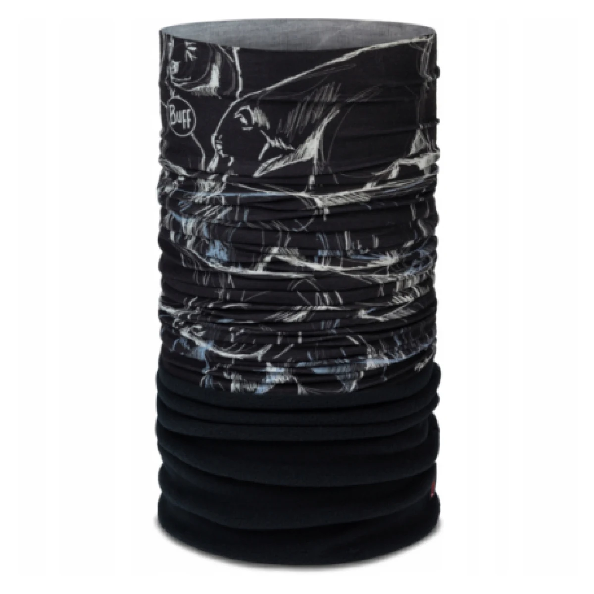 Multifunkčná šatka BUFF POLAR BARGY BLACK · záber 1