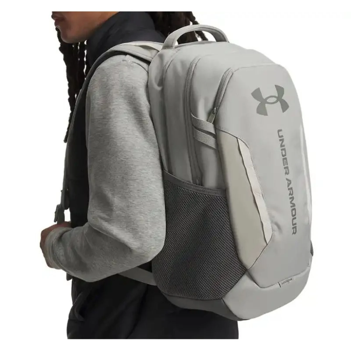 Batoh UNDER ARMOUR UA Hustle 6.0 Backpack-GRY · záber 4