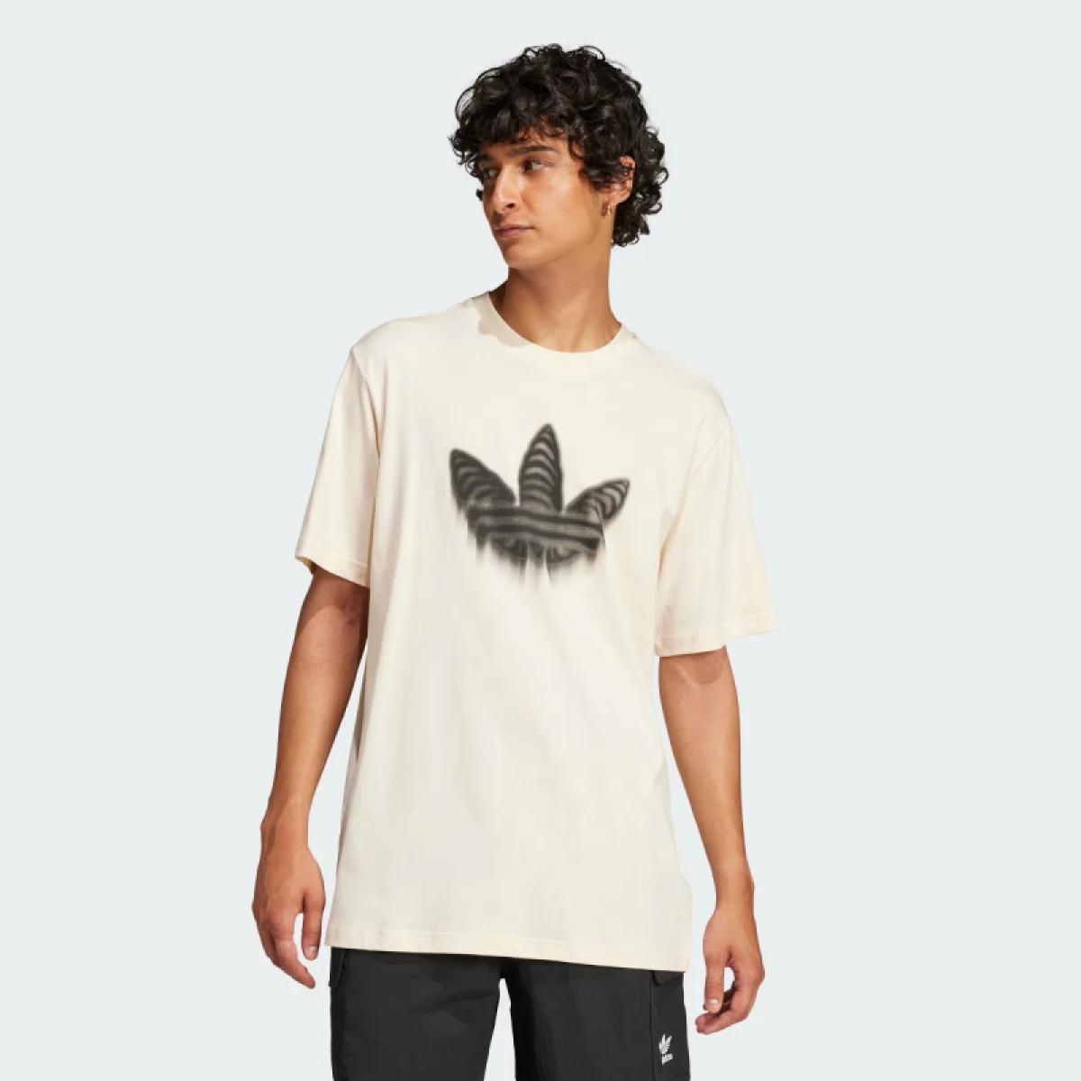 Pánské tričko s krátkým rukávem ADIDAS ORIGINALS SKELETON TR TEE-JN4559-Beige · záber 2