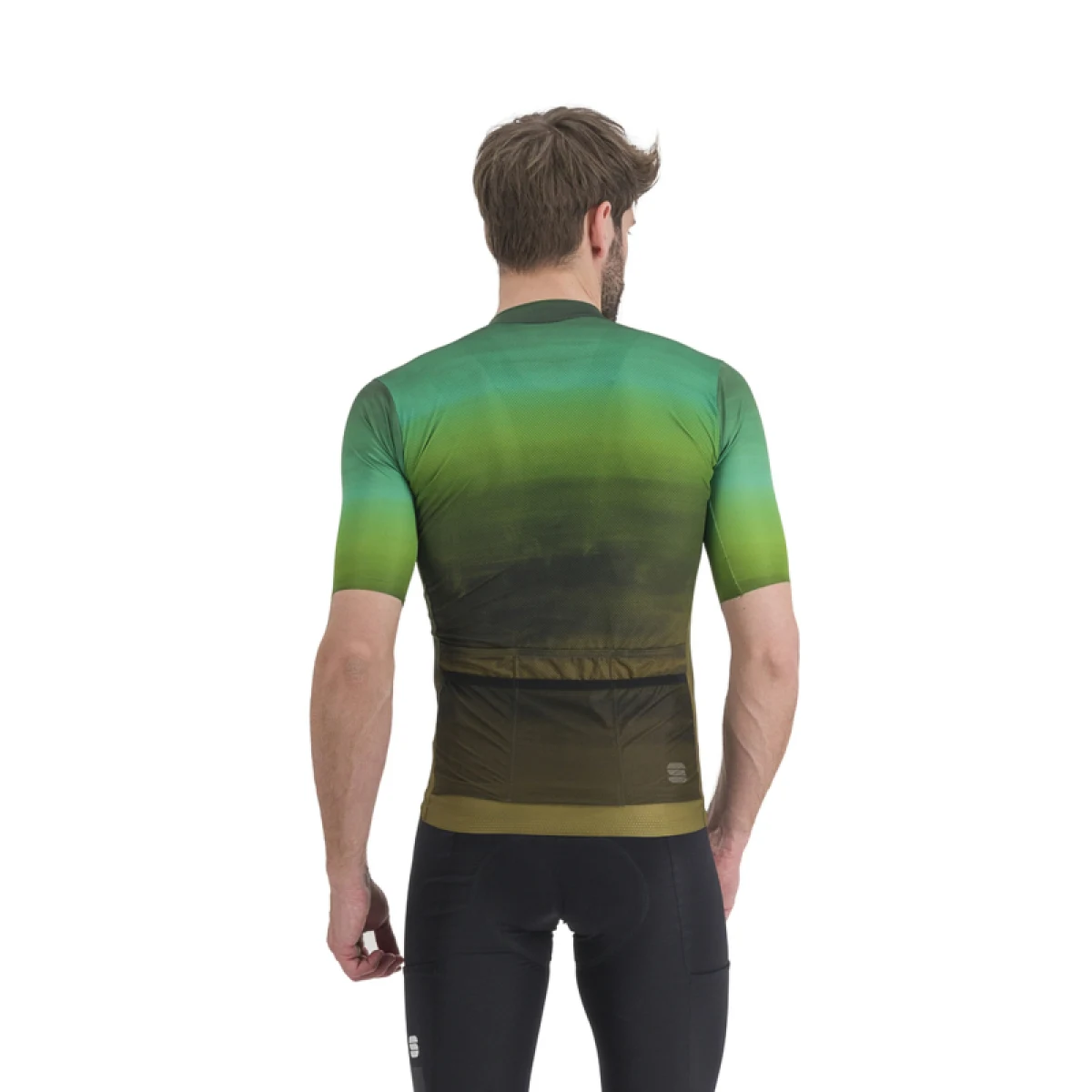 Pánský cyklistický dres s krátkým rukávem SPORTFUL Flow supergiara jersey, nightshade dark gold · záber 3