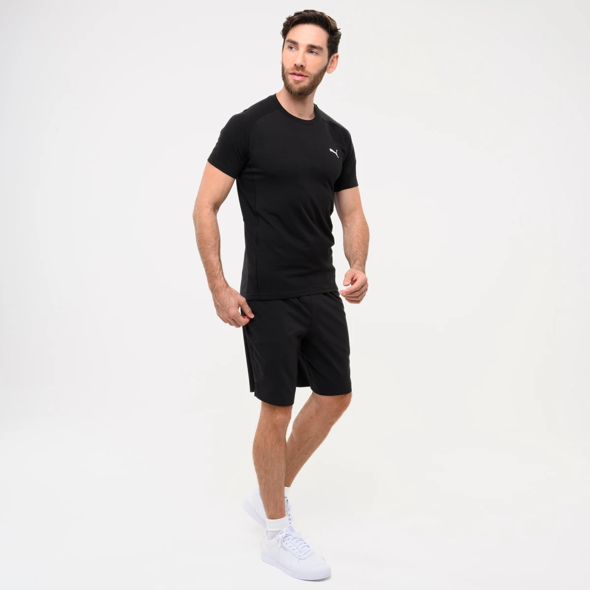 PUMA Pánske tričko Puma Active s krátkym rukávom – čierne S · záber 2