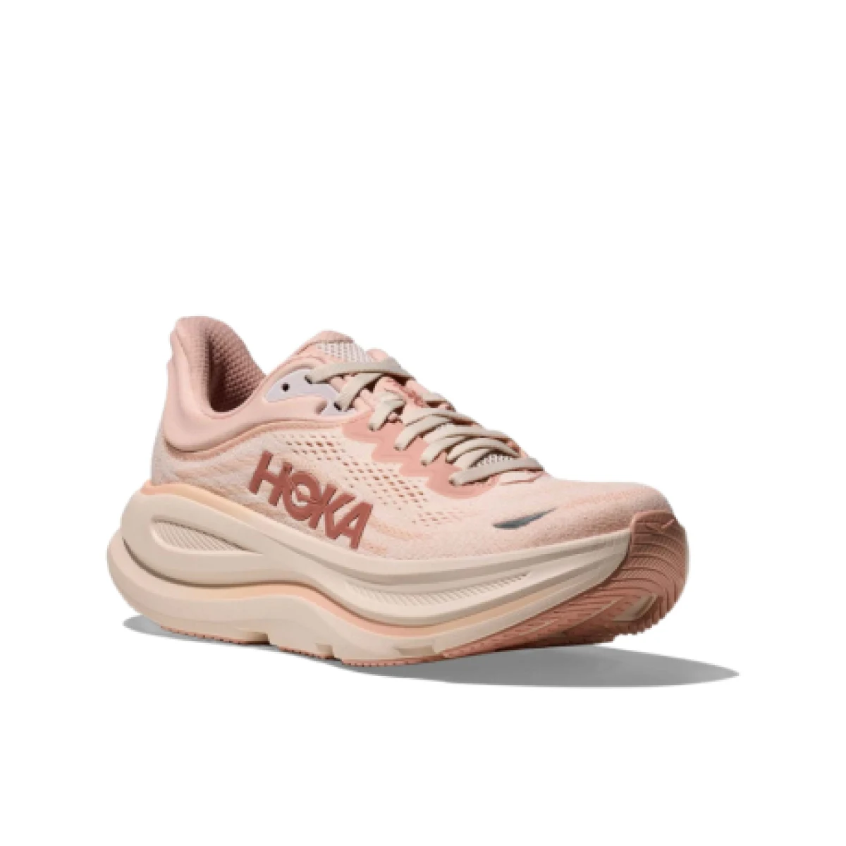 Dámska bežecká obuv HOKA Bondi 9 W rose latte rose cream · záber 1