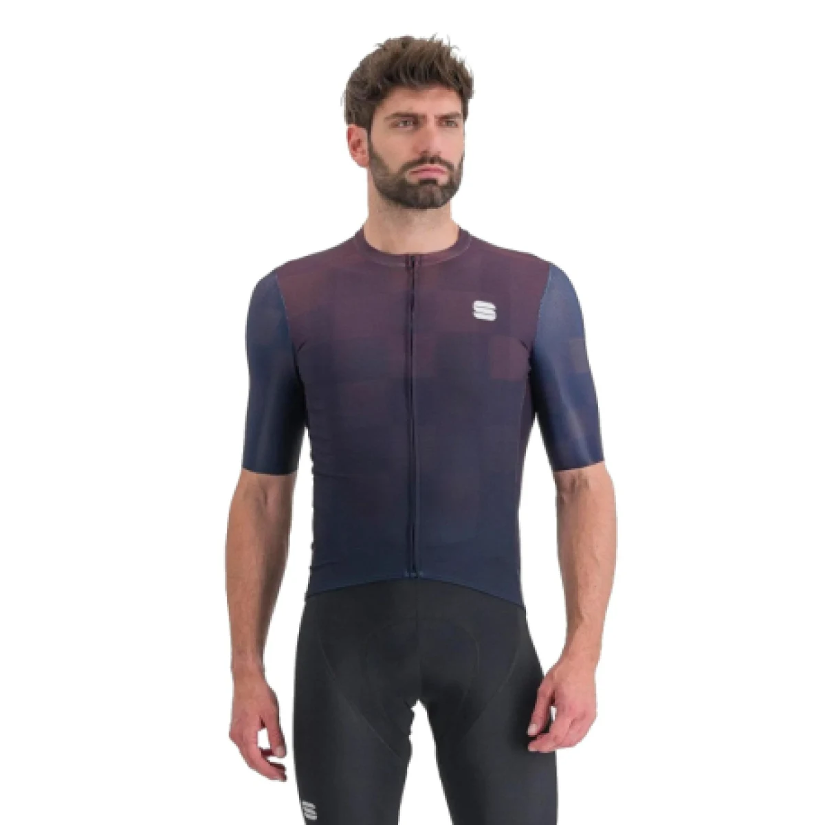 Pánský cyklistický dres s krátkým rukávem SPORTFUL Rocket jersey, galaxy blue mulled grape · záber 1