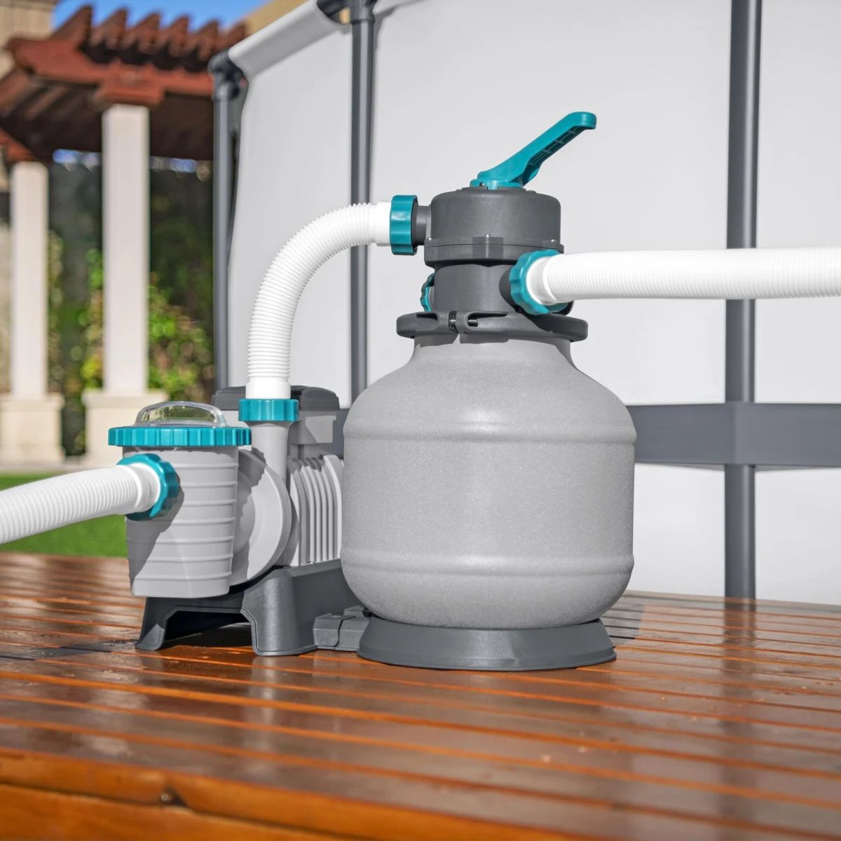 Písková filtrace BESTWAY Expert Evo - průtok 8.327 l/h · záber 4