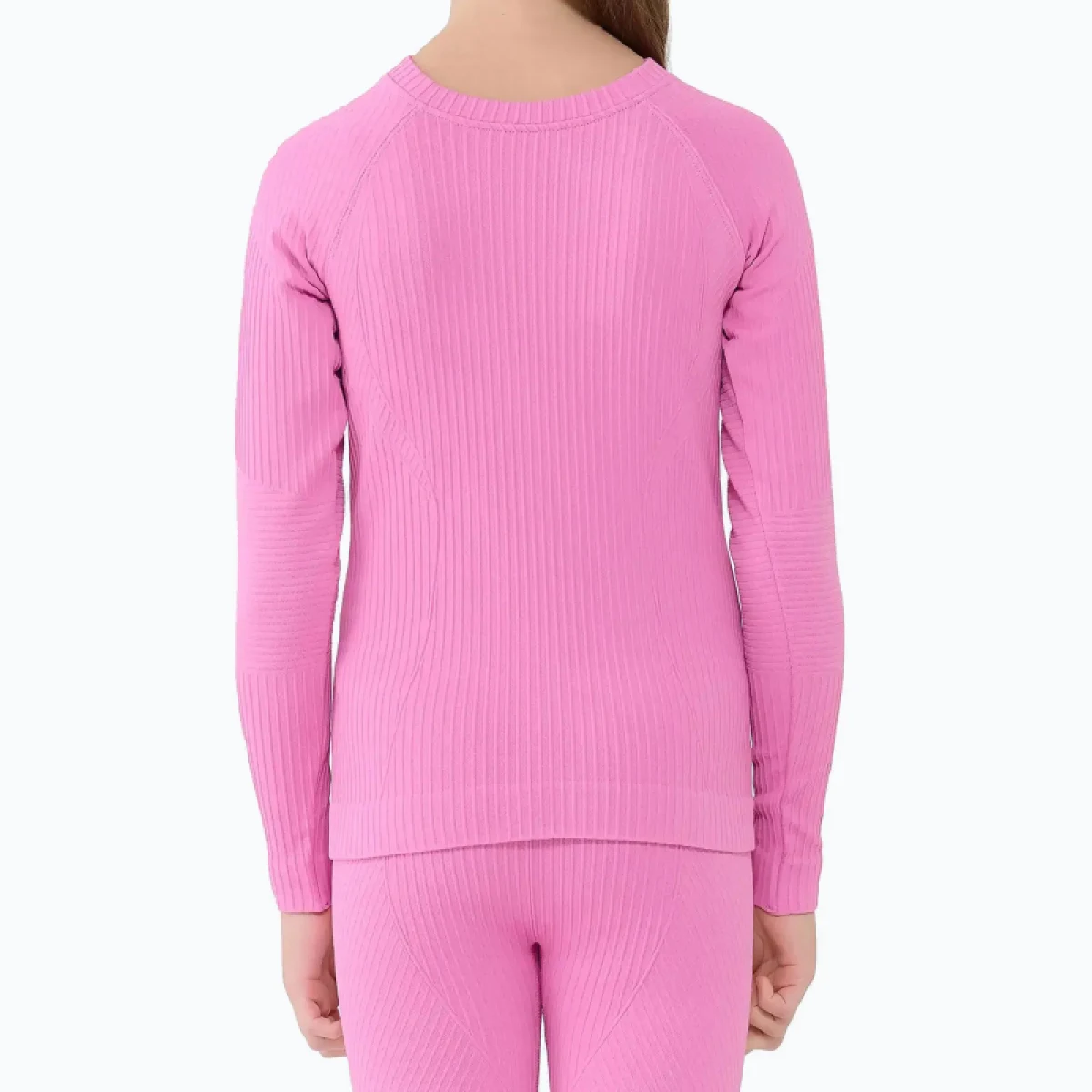 Dievčenské termoprádlo vrchný a spodný diel 4F JUNIOR SEAMLESS UNDERWEAR F251-4FJWAW25USEAF251-55S-HOT PINK · záber 4
