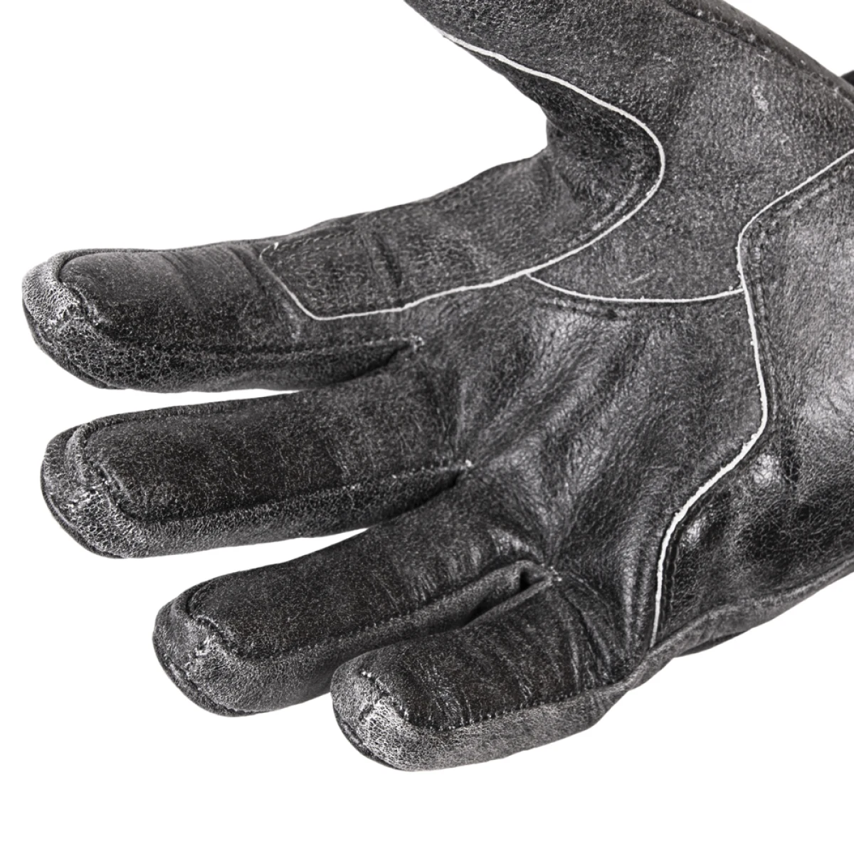 Kožené moto rukavice W-TEC Whacker Farba šedá, · záber 3