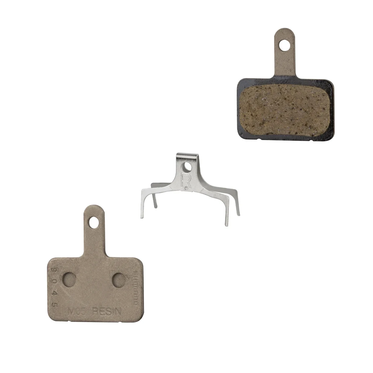 SHIMANO Destičky brzdové SH M05 polymerové, s pružinou · záber 2