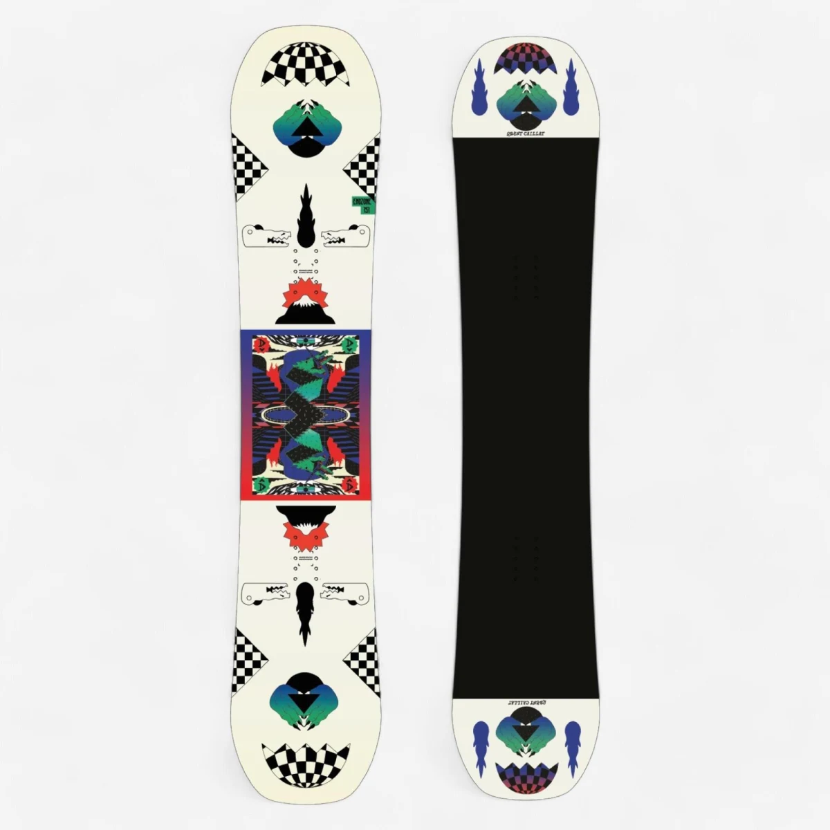 DREAMSCAPE Pánska snowboardová doska Endzone 500 Q Caillat na freestyle a all mountain 151 cm · záber 1