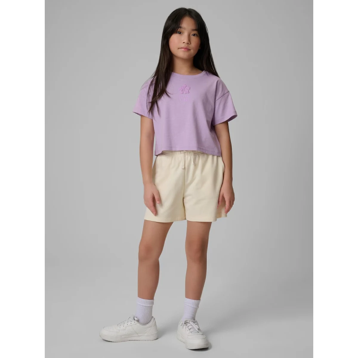 Dievčenské tričko s krátkym rukávom 4F JUNIOR TSHIRT F2941-52S-LIGHT VIOLET · záber 5