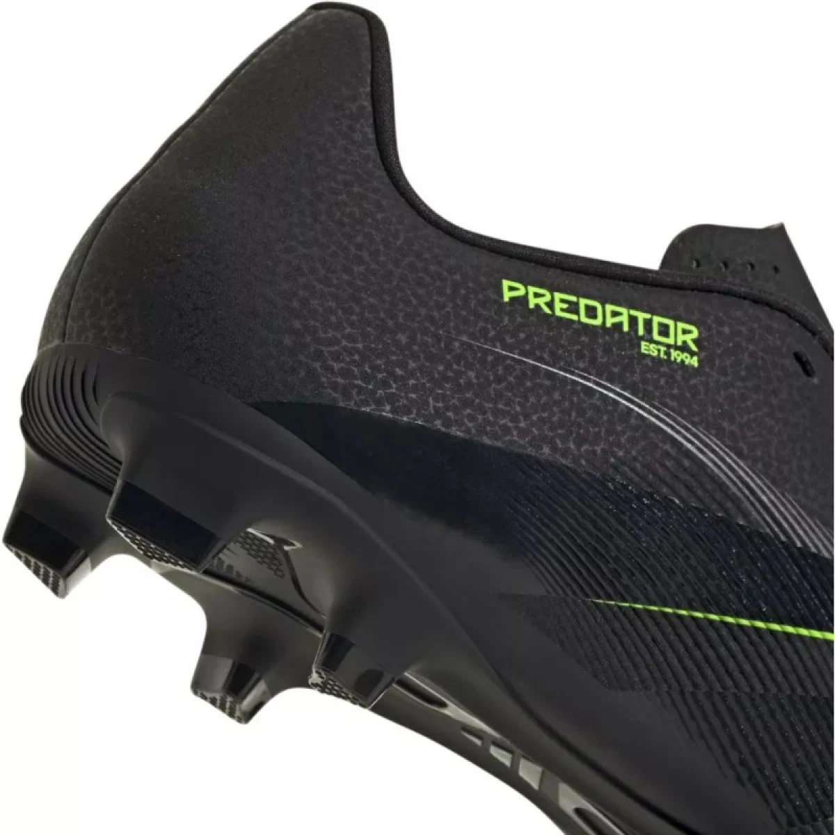 Pánske futbalové kopačky outdoorové ADIDAS Predator Club M FG MG core black carbon lucid lemon · záber 5