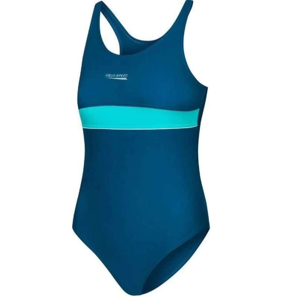 Aqua-Speed Emily dívčí plavky modrá - Velikost: 164 | Barva: modrá · záber 1