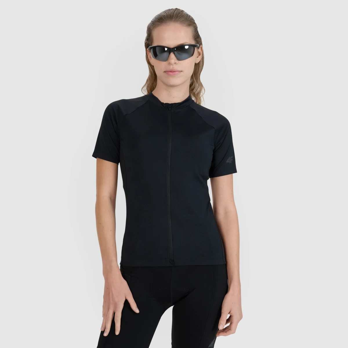 Dámský cyklistický dres - černé · záber 1