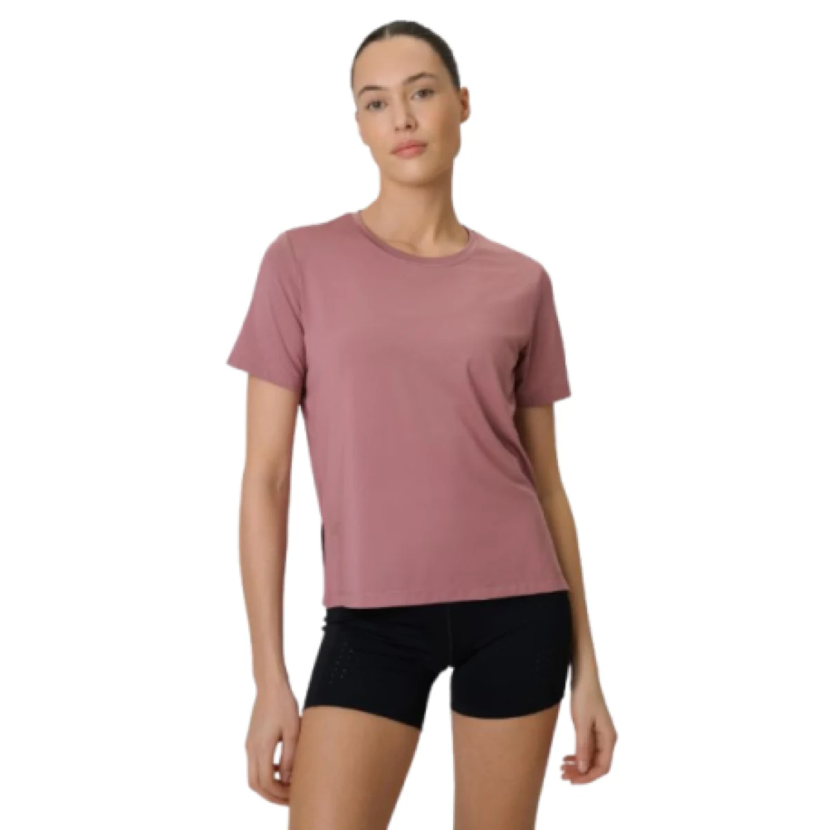 Dámské tréninkové tričko s krátkým rukávem 4F TSHIRT FNK F1847-65S-PALE CORAL · záber 1