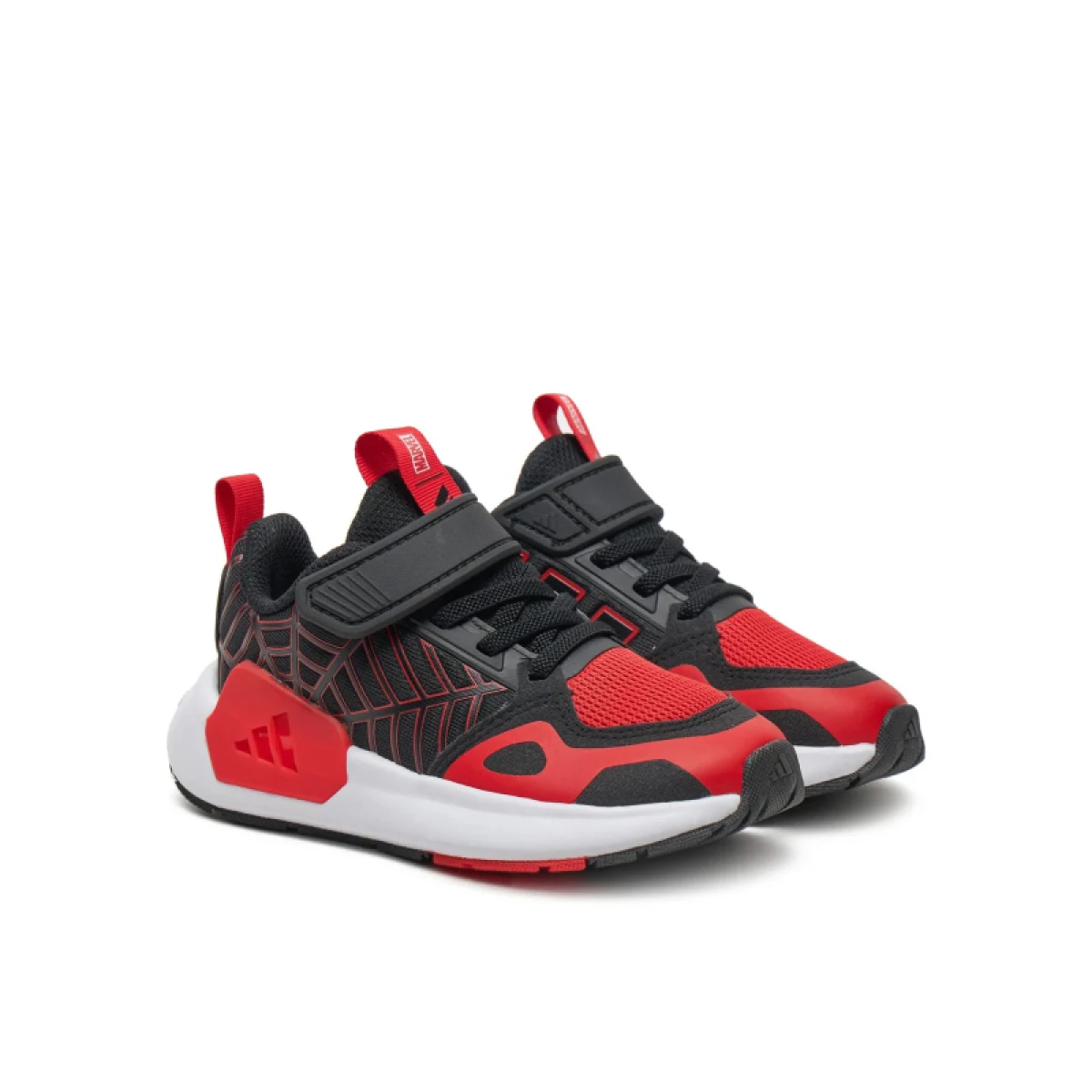 Chlapčenská rekreačná obuv ADIDAS Spider Runner K core black red cloud white · záber 2